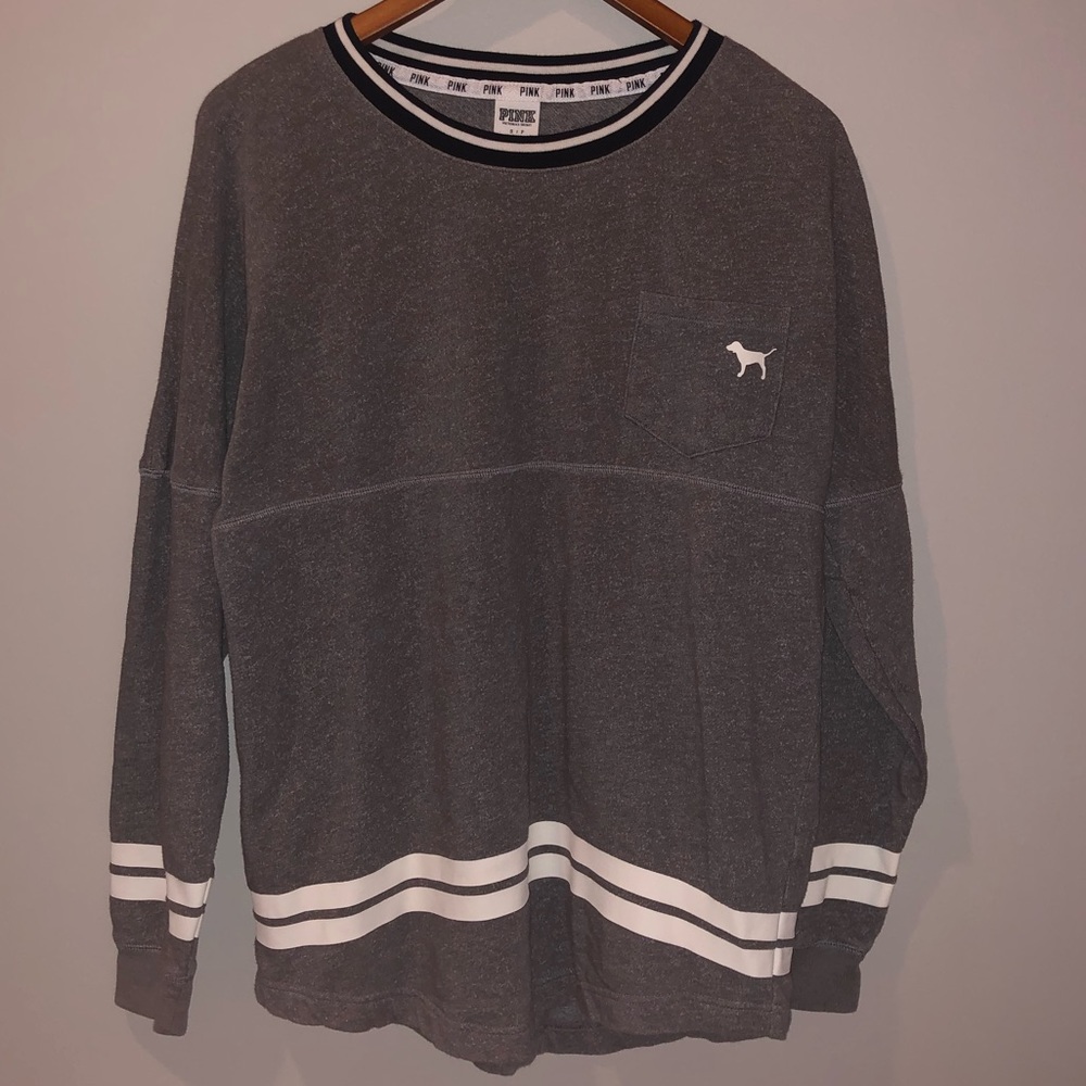 VSPINK GREY JERSEY GREAT CONDITION